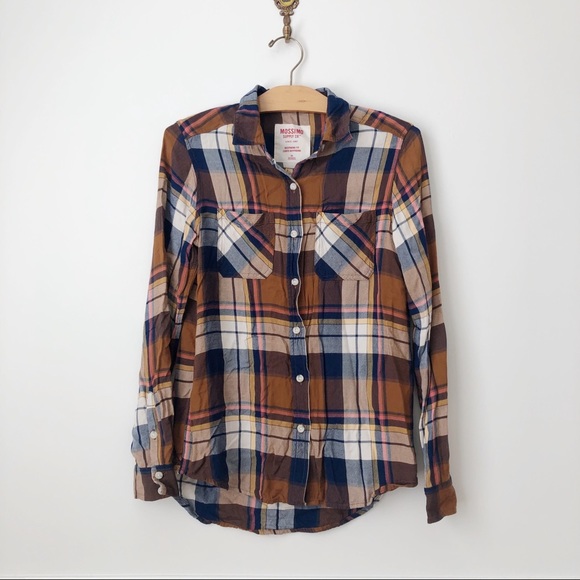 mossimo plaid shirt